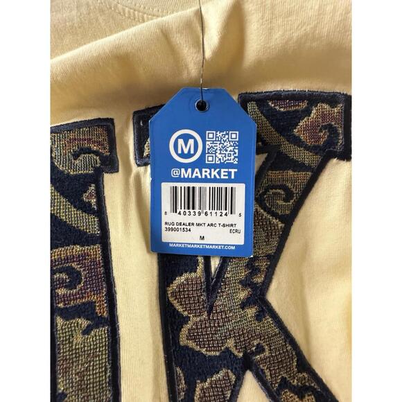 @Market Rug Dealer ARC T-Shirt M Ecru Cream Graphic Tee New With Tags - Picture 3 of 3